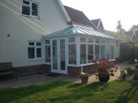 photo of completed conservatory